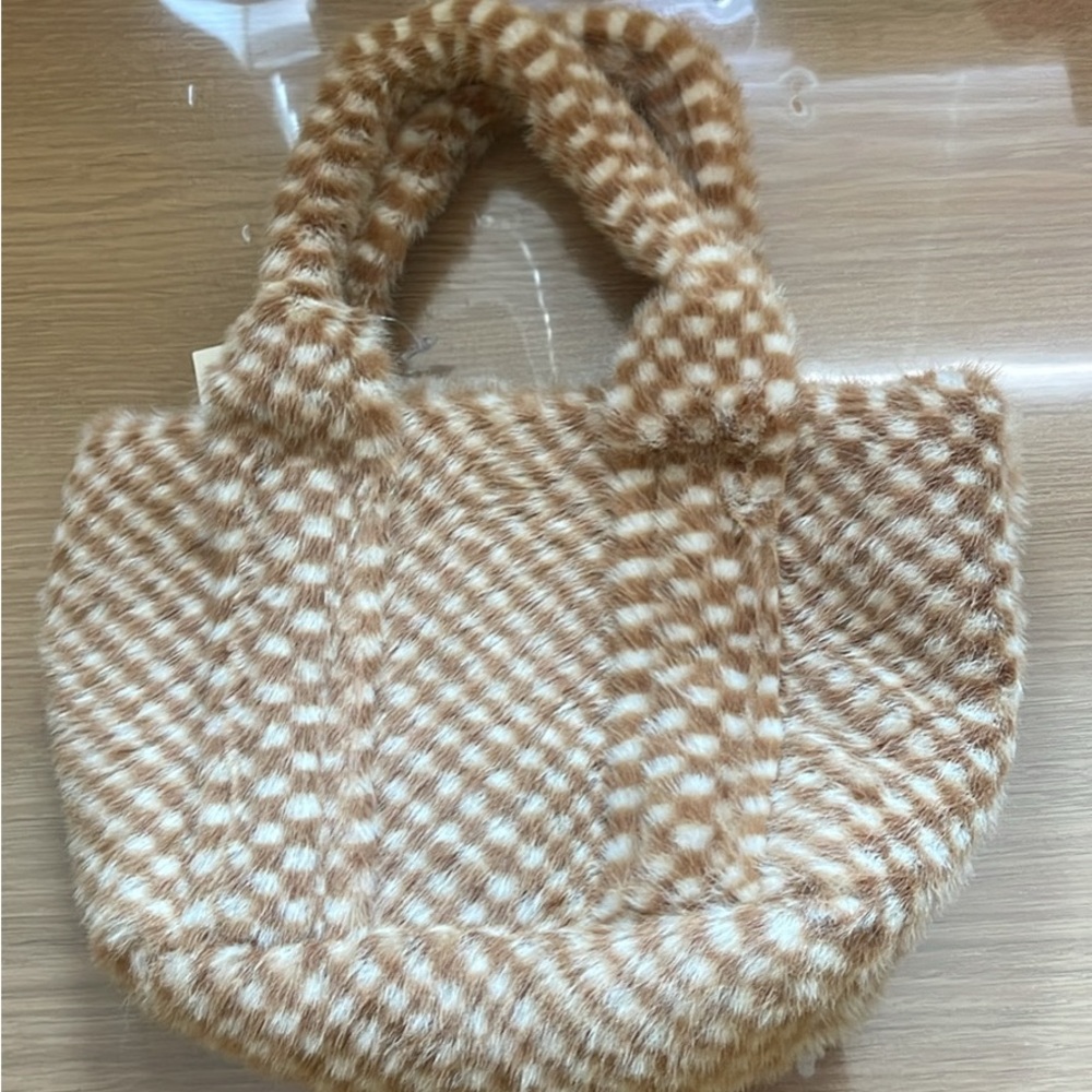 Checkered mini bag